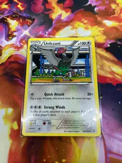 Unfezant 80/108 Roaring Skies Regular LP-Lightly Played Pokemon TCG - Image 3