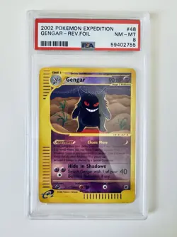 2002 POKEMON EXPEDITION #48 GENGAR-REV.FOIL - Image 1