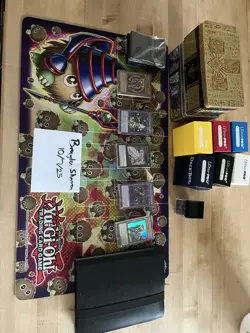 Large Yugioh Collection, Bulk, High Rarity Binder, Deck Cores And Mat - Image 1