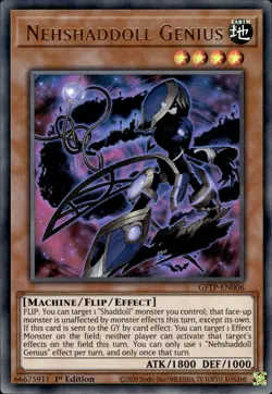 Nehshaddoll Genius - Ultra Rare 1st Edition GFTP-EN006 - NM - YuGiOh - Image 1