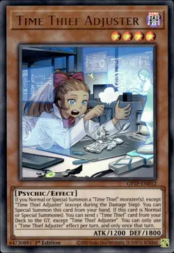 Time Thief Adjuster - Ultra Rare 1st Edition GFTP-EN012 - NM - YuGiOh - Image 1