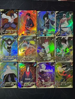 Naruto Shippuden Naruto Character Collectible TCG 12 x Kayou Licensed Cards SSR - Image 1