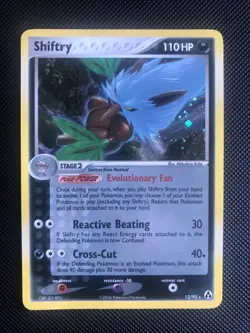 Pokemon Card Ex Legend Maker Shiftry Holo Rare 12/92 - Image 1