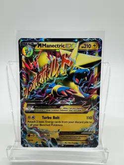 Mega M Manectric EX 120/119 Phantom Forces Secret Rare Holo Pokemon Card LP - Image 1