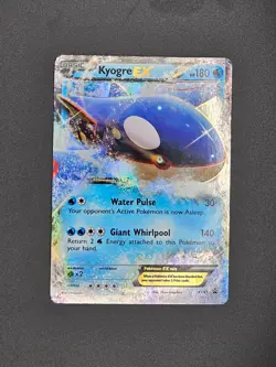 Pokemon TCG Kyogre EX XY41 Black Star Promo Holo Foil Basic Water Vintage Card - Image 1