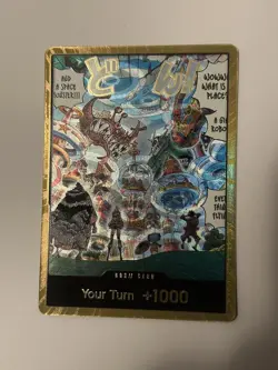One Piece TCG English EB04 GOLD Don!! Card - Egghead Crisis - Image 1