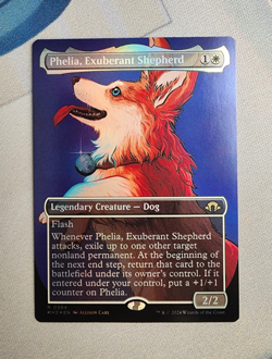 MTG- NEW UNPLAYED Phelia, Exuberant Shepherd x1 - MH3 Borderless FOIL - Image 1