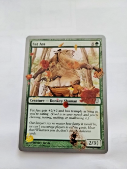 MTG Fat Ass Unhinged Regular Common - Uncirculated - Image 1