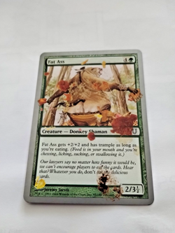 MTG Fat Ass Unhinged Regular Common - Uncirculated - Image 2