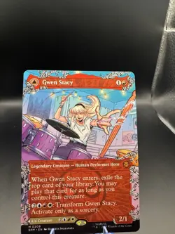 GWEN STACY (BORDERLESS) (209) Marvel's Spider-man SPM Magic MTG Nm/M - Image 1