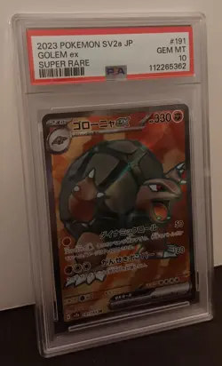 GOLEM ex 2023 POKEMON MEW EN 189/165 Scarlet & Violet 151 Holo ULTRA RARE PSA 10 - Image 3