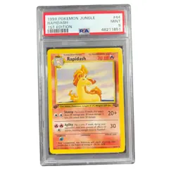 1999 Pokemon Jungle Rapidash 1st Edition PSA 9 Mint #44 🔥 - Image 1