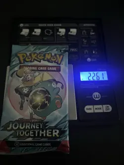 Heavy! Over 22.61 Gram Pokemon Journey Together Booster Pack Sealed - Image 1