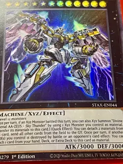 Divine Arsenal AA-Zeus - Sky Thunder | STAX-EN044 | MISPRINT | UR | YuGiOh! - Image 2