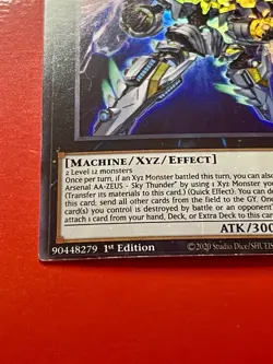 Divine Arsenal AA-Zeus - Sky Thunder | STAX-EN044 | MISPRINT | UR | YuGiOh! - Image 3