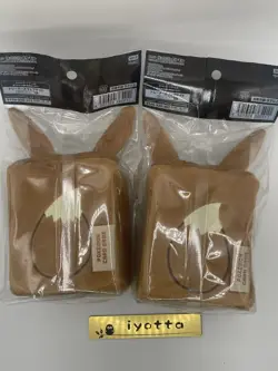 "NEW" Pokemon Card Game Plush Deck Box Case Eevee 2-piece set Pokemon Center JP - Image 5