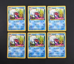 6 NM/NM- Seaking 1st Edition Jungle Set 46/64 Pokemon Cards - Image 1