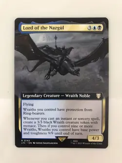 Lord of the Nazgul Extended Borderless MTG Magic Gathering Card NM Near Mint LTC - Image 1