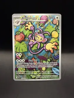 Pokemon TCG Ambipom 107/094 Holo Card PFL Set 2025 English Standard - Image 1