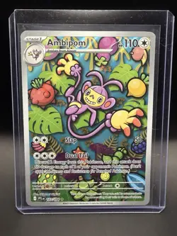 Pokemon TCG Ambipom 107/094 Holo Card PFL Set 2025 English Standard - Image 4