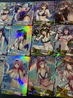 Goddess Story Waifu Bikini 18 x Character Doujin Cards Maiden Girl Party UR #2 - Image 4
