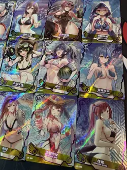 Goddess Story Waifu Bikini 18 x Character Doujin Cards Maiden Girl Party UR #2 - Image 5