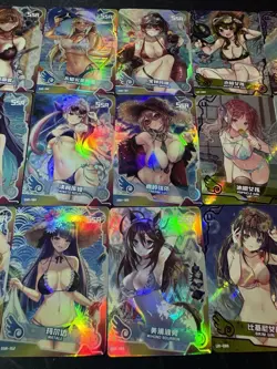 Goddess Story Waifu Bikini 18 x Character Doujin Cards Maiden Girl Party SSR UR - Image 3
