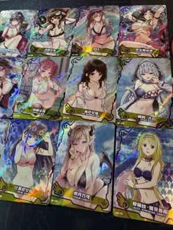 Goddess Story Waifu Bikini 18 x Character Doujin Cards Maiden Girl Party SSR UR - Image 5
