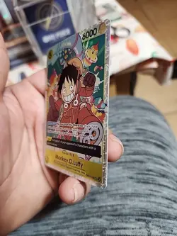 Monkey.D.Luffy OP07-109 Super Rare English One Piece TCG Card Game - Image 2