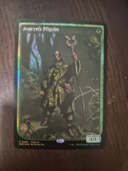 Avacyn's Pilgrim Full Art Textless Card MagicCon Chicago Exclusive Promo 2025 - Image 1