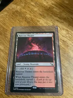 1x Raucous Theater NM-Mint, English Murders at Karlov Manor MTG Magic - Image 1