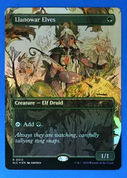 MTG Llanowar Elves FOIL Countdown Kit: An Encyclopedia of Magic 0012 RARE - Image 1