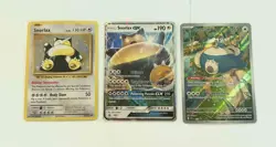 [3 Card Lot] Pokemon Snorlax Black Star Promo Collection - Image 1