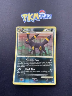 Pokemon TCG Umbreon Undaunted 10/90 Reverse Holo Rare MP. - Image 1