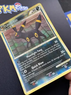 Pokemon TCG Umbreon Undaunted 10/90 Reverse Holo Rare MP. - Image 3