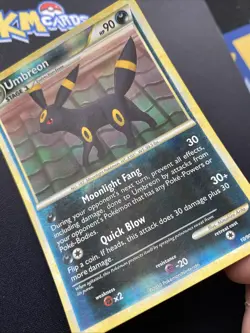 Pokemon TCG Umbreon Undaunted 10/90 Reverse Holo Rare MP. - Image 4