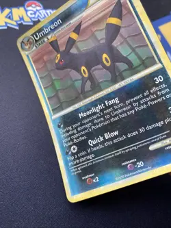 Pokemon TCG Umbreon Undaunted 10/90 Reverse Holo Rare MP. - Image 5