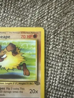 1999 Pokemon TCG Primeape Jungle 43/64 Regular 1st Edition Uncommon - Image 5