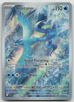 Pokemon TCG Articuno Journey Together 161/159 Near Mint Condition - Image 1