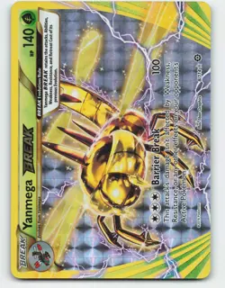 2016 Pokemon, Steam Siege, #8/114 Yanmega BREAK, Holo Ultra Rare - Image 1