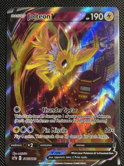 Pokemon Tcg Jolteon V SWSH183 SWSH: Sword & Shield Black Star Promo - Image 1