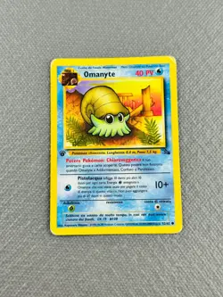 POKEMON Omanyte 52/62 FOSSIL Prima Edizione 1st tcg italiana - Image 1