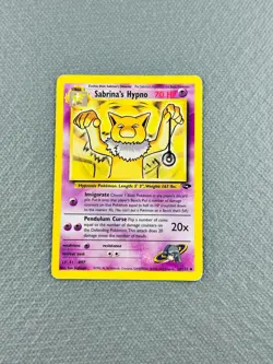 Pokemon Sabrina's Hypno 56/132 set Gym Challenge Inglese No holo - Image 1