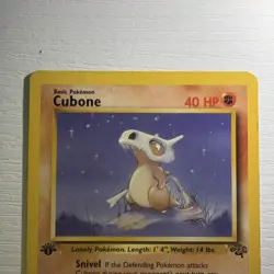 Pokemon TCG Jungle 1st Edition #50/64 Cubone LP - Image 2