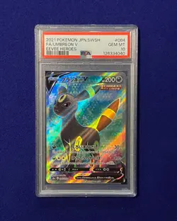 PSA 10 Umbreon V #84 Eevee Heros 2021 Japanese Pokemon GEM MINT - Image 1