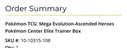 Ascended Heroes Pokemon Center ETB ✅CONFIRMED PRESALE✅ - Image 2