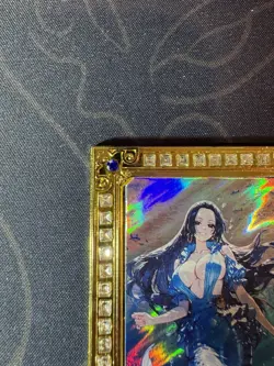 Goddess Hancock Mermaid Preimium Thick Metal Card Waifu Doujin One Piece - Image 2