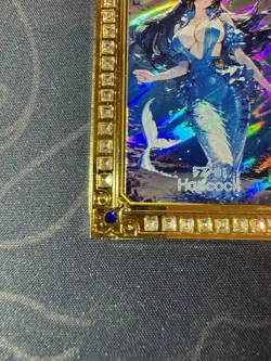 Goddess Hancock Mermaid Preimium Thick Metal Card Waifu Doujin One Piece - Image 5