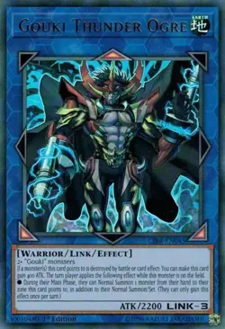 CIBR EN045 1ST EDITION 1X GOUKI THUNDER OGRE ULTRA RARE CARD - Image 1