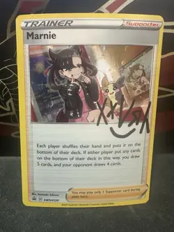 Marnie SWSH120 NM Holo - Sword & Shield Promo - Pokemon Card - Image 1